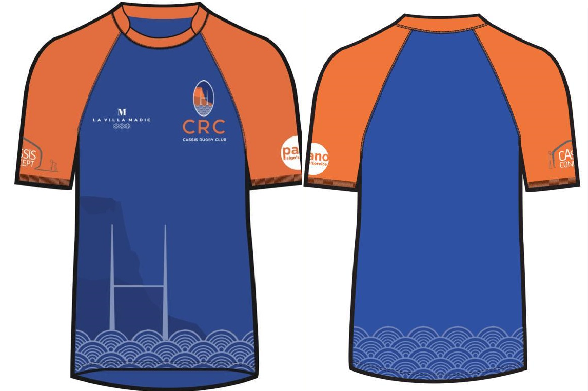 Les nouveaux maillots du Cassis Rugby CLub